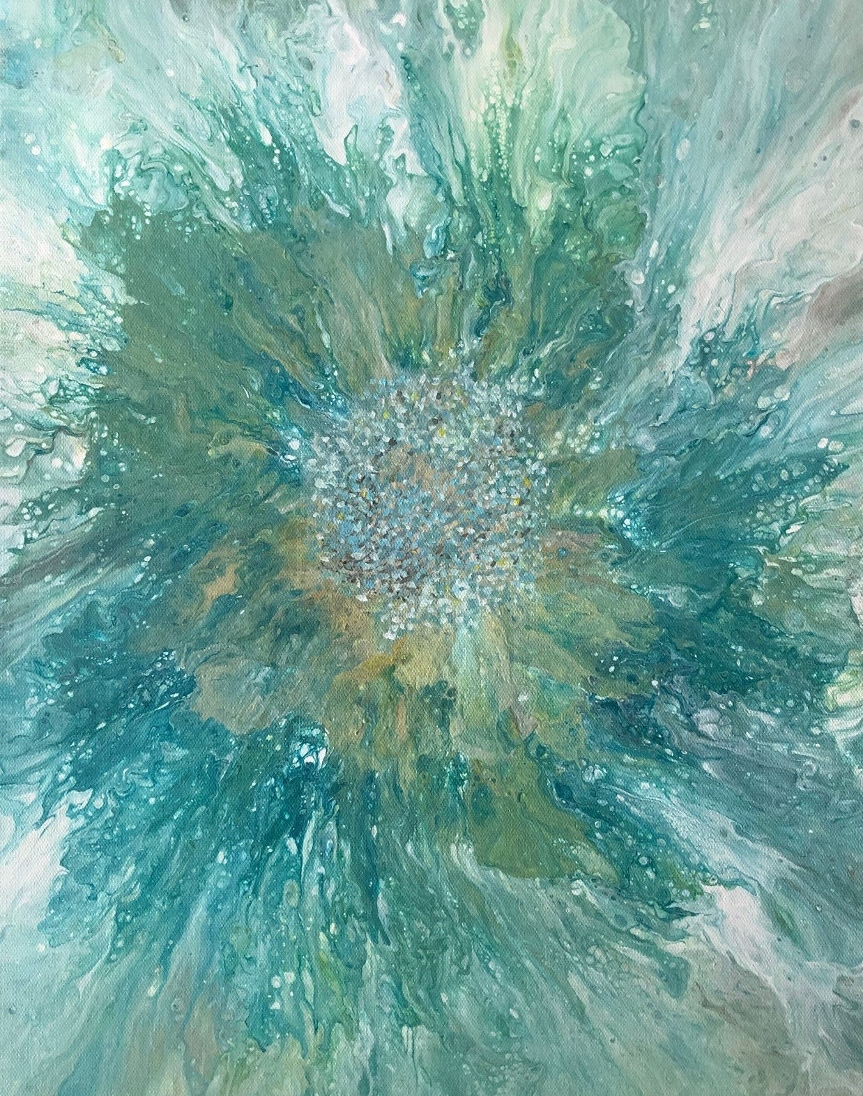 Blue Spray (16x20)