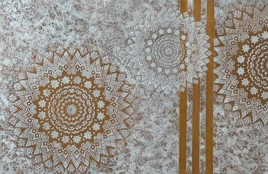 Gold Madalion 36x24