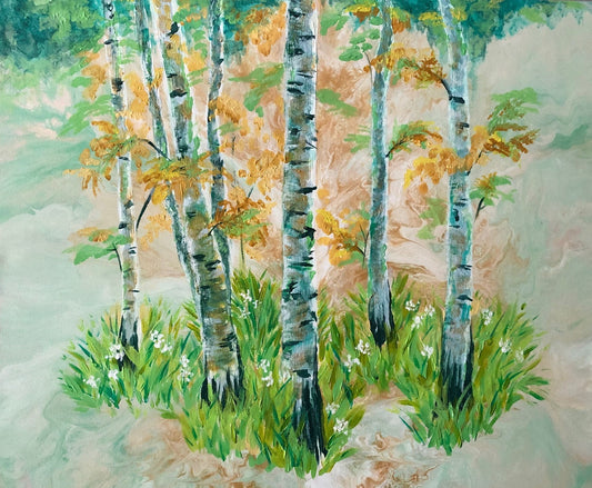 Birch Trees (24x20)